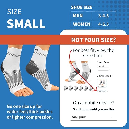 PAPLUS 6 Pairs Compression Socks with Arch Support for Plantar Fasciitis | Ankle Brace for Achilles Tendonitis, Heel Pain, Arthritis, Plantar Fasciitis Relief, Foot Compression Sleeve for Women, Men