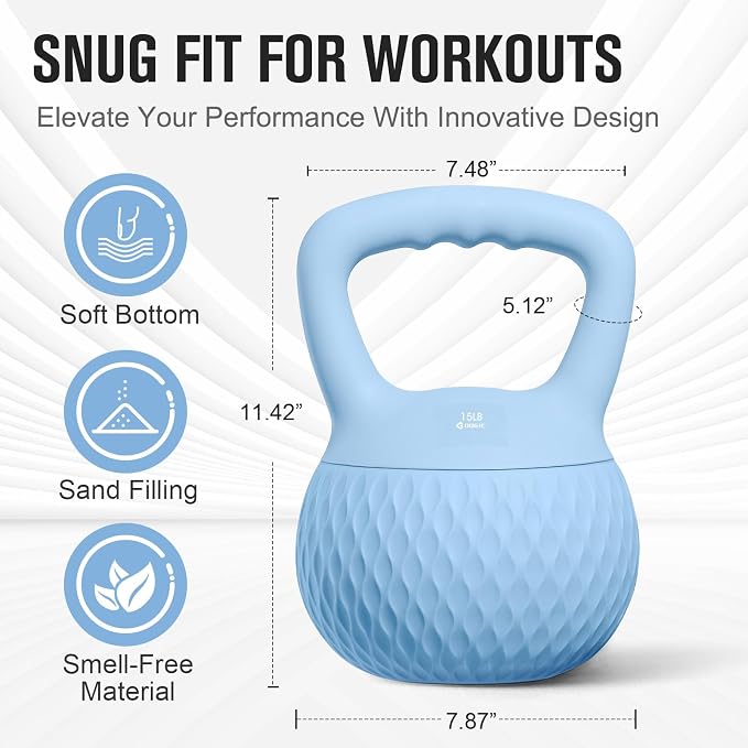 Soft Kettlebell, Safe Strength Training Kettlebells for Women