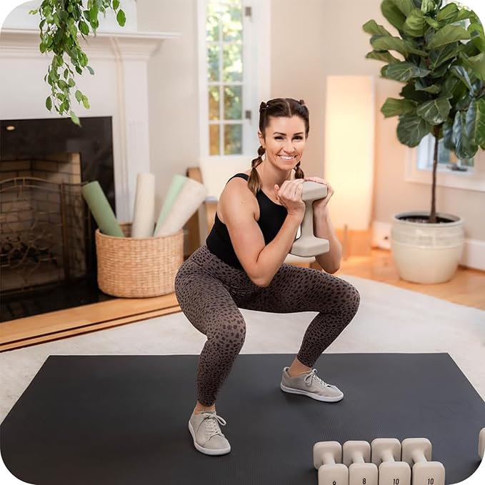 WeGym Square Dumbbells for Home Gym, Hand Weights for Strength Training