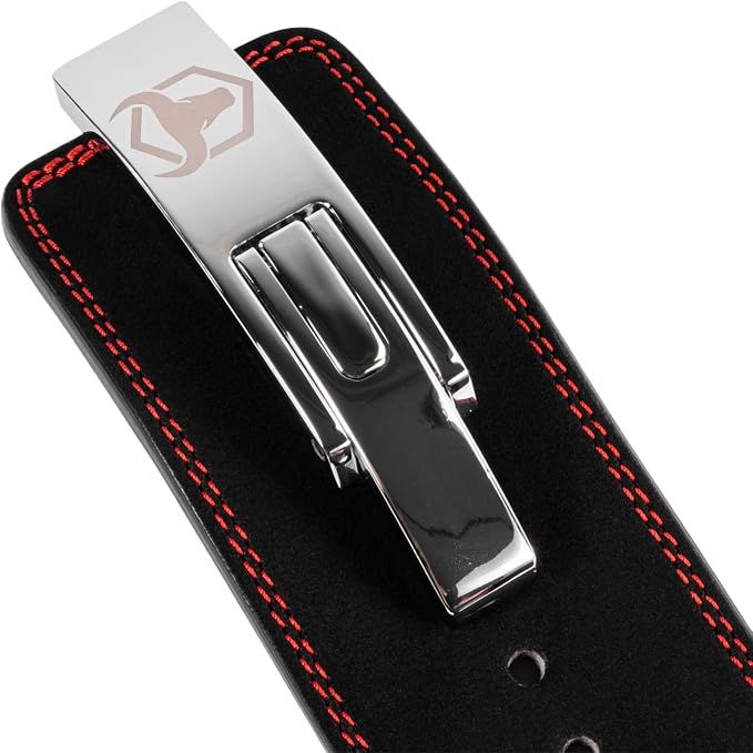 Powerlifting Lever Belt - 10mm / 13mm Weight Lifting Belt (USPA & IPL Approved) for Heavy Weightlifting - Lower Back Leather Support for Deadlifts and Squats