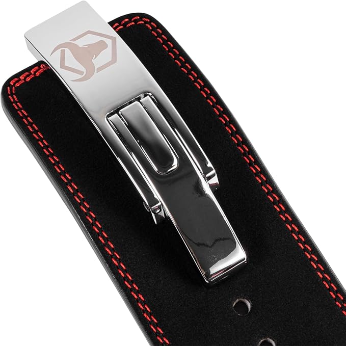 Powerlifting Lever Belt - 10mm / 13mm Weight Lifting Belt (USPA & IPL Approved) for Heavy Weightlifting - Lower Back Leather Support for Deadlifts and Squats