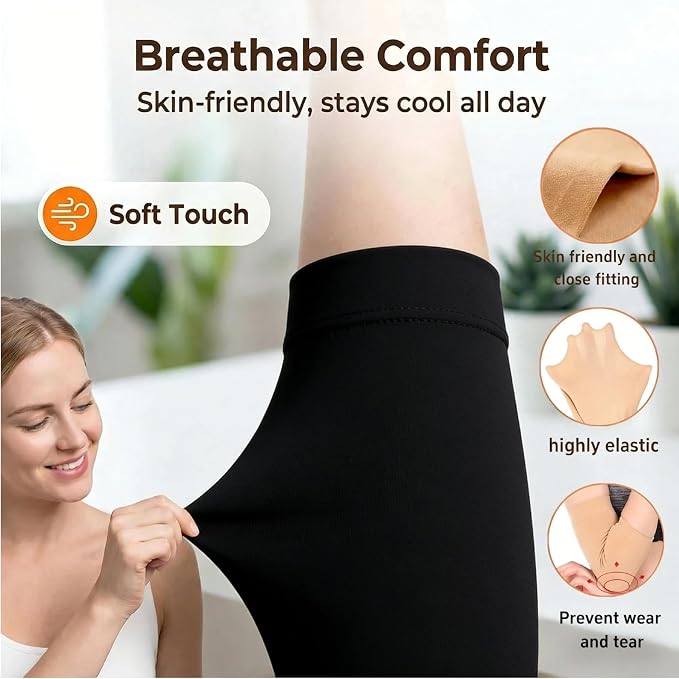 Tattoo Cover Up Sleeves 2 Pairs – Forearm Compression Sleeve Tattoo Sleeve Cover, Breathable UV Protection Arm Sleeves