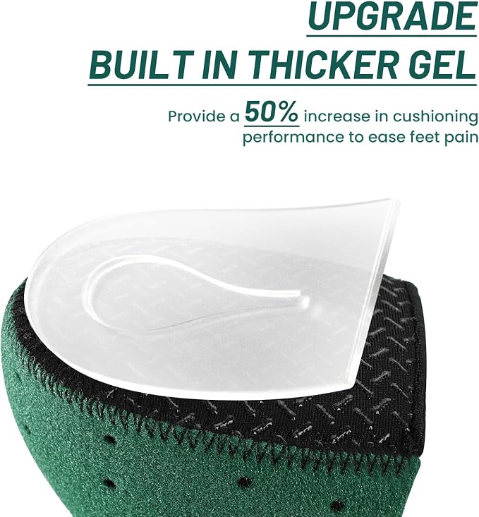 Plantar Fasciitis Heel Protector for Shoes - Welnove Anti Slip Heel Cups for Women Men Heels Spur Pain Relief - Heel Inserts Pads for Achilles Tendonitis Dry Cracked Heel Support Cushion (Size S)