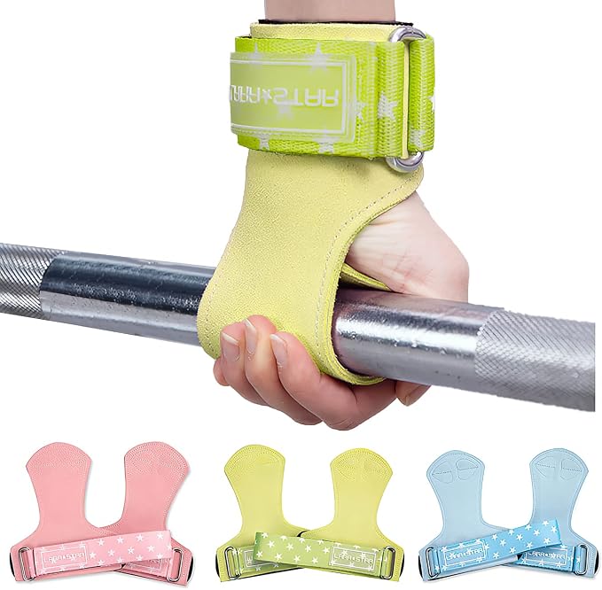 Weight Lifting Wrist Straps for Maximum Grip Support,Lifting Strap for Weightlifting, Gym Grips Hook for Deadlifts, Powerlifting, Heavy Shrug Women/Men