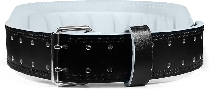 CAP Barbell Premium Leather Weightlifting Belt – Heavy-Duty Support for Squats, Deadlifts, and Core Stability