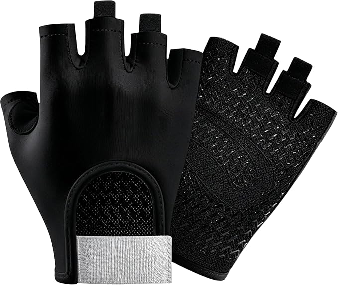 SUJAYU Gym Gloves for Women Men Workout Gloves Women Men, Anti-Slip Breathable Gym Essentials Women for Weightlifting Cycling Training, Guantes para Gym Mujer
