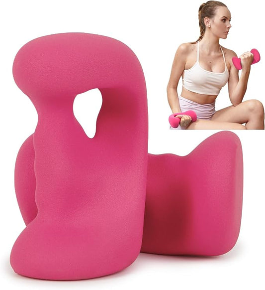 HXD-ERGO Ergonomic Dumbbells Weights Set-Hand Weights for Women at Home, Ear Dumbbells Weights for Pilates, Yoga, Jogging,StrengthTraining