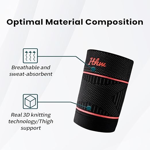 Bicep Tendonitis Brace for Pain Relief, Bicep Compression Sleeve | for Muscle Strains Recovery, Bicep Tendonitis Sleeve for Men and Women (Medium, 1Pair)
