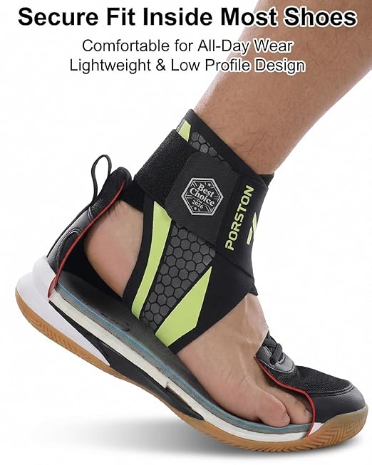 2-Pack Ankle Brace for Men & Women,Adjustable Lace up Ankles Sock,Basketball Ankle Stabilizer with Straps,Orthopedic Compression Sleeve for Plantar Fasciitis Relief,Tendonitis,Sprained(Purple)