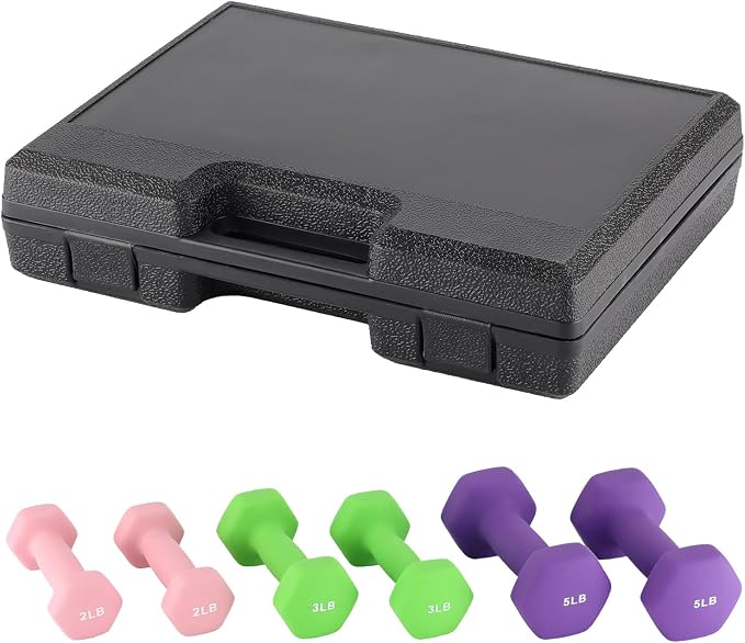 Dumbbell Set for Women and Men,Neoprene Coated Free Hand Weights Set