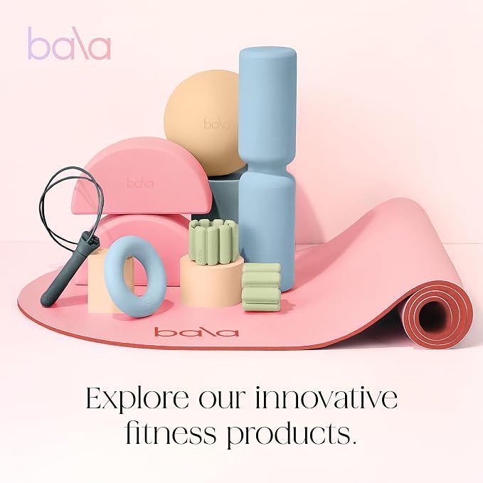 Bala Bangles Wrist & Ankle Weights for Women & Men, Home Gym Equipment | Adjustable Weighted Bands for Arm & Legs Workouts - Pilates, Yoga, Walking, Barre, & Strength Training Exercise