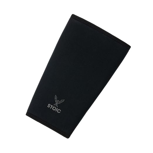 Stoic 7mm Neoprene Knee Sleeves for Men & Women - Black Label, Small