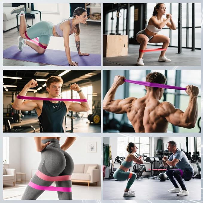 LEEKEY Pull Up Assistance Bands,Muit Levels Resistance Bands for Senior/Adults,Exercise Bands with Door Anchor, Strength Bands for Fitness Training, Physical Therapy,Home Gym Workouts