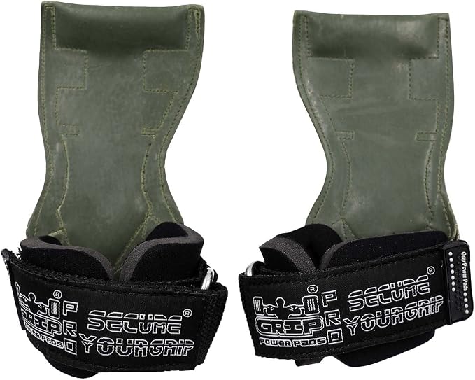 Lifting Grips PRO Weight Gloves Heavy Duty Barbell Gymnastics Straps Alternative to Power Hooks Deadlifts Adjustable Neoprene Padded Wrist Wrap