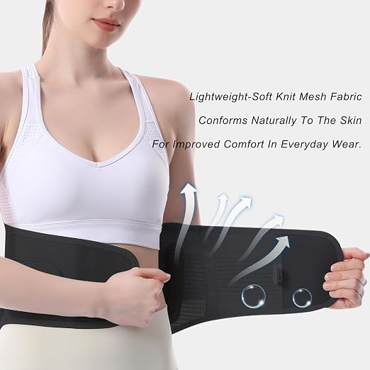 Back Brace for Lower Back Pain Relief for Women Adjustable Lumbar Support Belt Breathable 4D Mesh Fabric for Herniated Disc,Sciatica,Scoliosis Home Work Sports
