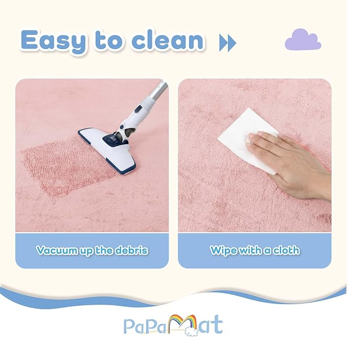 1.3" Thick Baby Play Mat for Floor,39x59 Memory Foam Tummy Time Mat | Ultra Soft Playmat for Baby,Tummy Time Foam Mats,Cushioned for Infant,Kids and Toddler Crawling,Easy Care