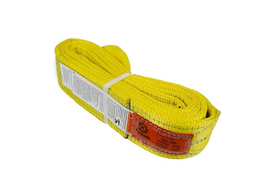 Kennedy Wire Rope & Sling Co. 3" x 12' 2-Ply Twist Eye Polyester Lifting Sling (Various Sizes in Listing) Made in The USA