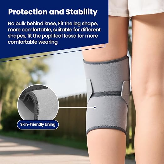 JOMVD Knee Brace for Knee Pain, Meniscus Tear, Adjustable Knee Support with Side Spring Stabilizers for Meniscus Tear, ACL, Arthritis, Knee Pain Relief,X-Large