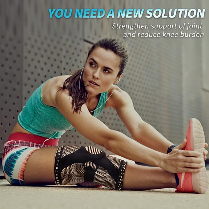NEENCA Professional Knee Brace, Medical Knee Support for Women & Men Relief | Patented Patella Gel Pad & Side Stabilizers, Compression Sleeve for Knee Pain, Swelling, ACL, PCL, Arthritis, Sports, Workout