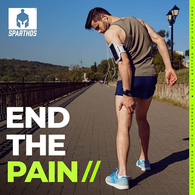 Sparthos Thigh Compression Sleeves, Quad Wrap, Hamstring Brace