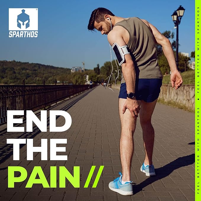 Sparthos Thigh Compression Sleeves, Quad Wrap, Hamstring Brace