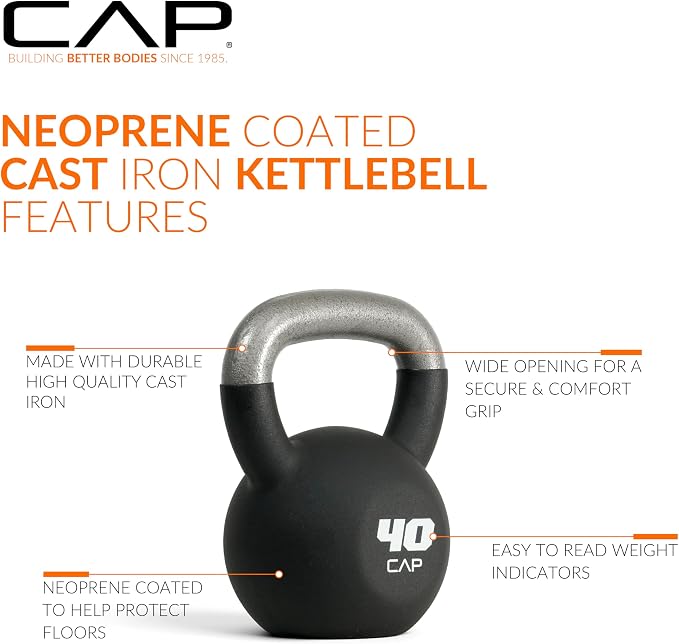 CAP Neoprene Coated Kettlebells - Multiple Sizes