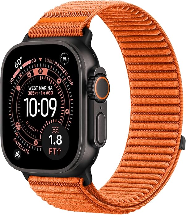 Nylon Loop Sport Band Compatible with Apple Watch Ultra 3 2 Band 49mm 46mm 45mm 44mm 42mm 41mm 40mm 38mm Women Men, Stretchy Strap Elastic Fabric Wristband for iWatch Series 11 10 SE 9 8 7 6 5 4 3 2 1