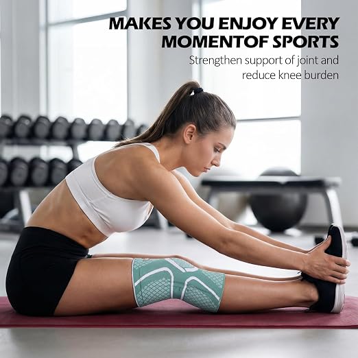 GOOGAH Knee Compression braces 1-Pack - Pain Relief Support for Arthritis, ACL & Meniscus Tears | Breathable Nylon Knee Sleeves for Men & Women | Sizes XXS-2XL