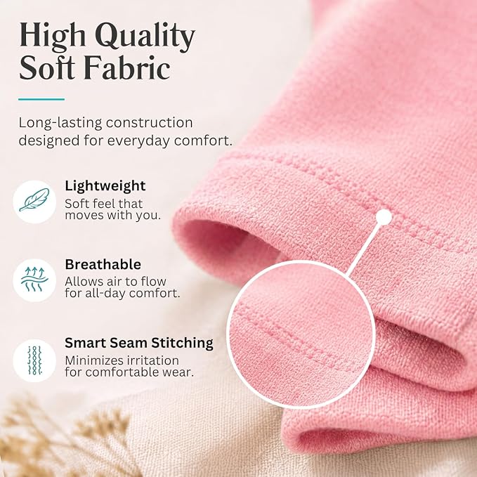 Vive Pink Arthritis Hand Compression Gloves - Comfortable Fit for Men and Women - Open Finger for Rheumatoid, Osteoarthritis and Computer Typing Pain - Carpal Tunnel Support - Moisture Wicking Fabric | Osteoarthritis- Arthritic Joint Pain Relief - Carp...