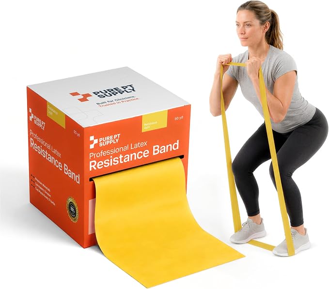 Pure PT Premium Latex Resistance Band – Elastic Exercise Bands | Premium latex resistance band for strength training, yoga & physical therapy | Elastic Workout Bands | Exercise Bands
