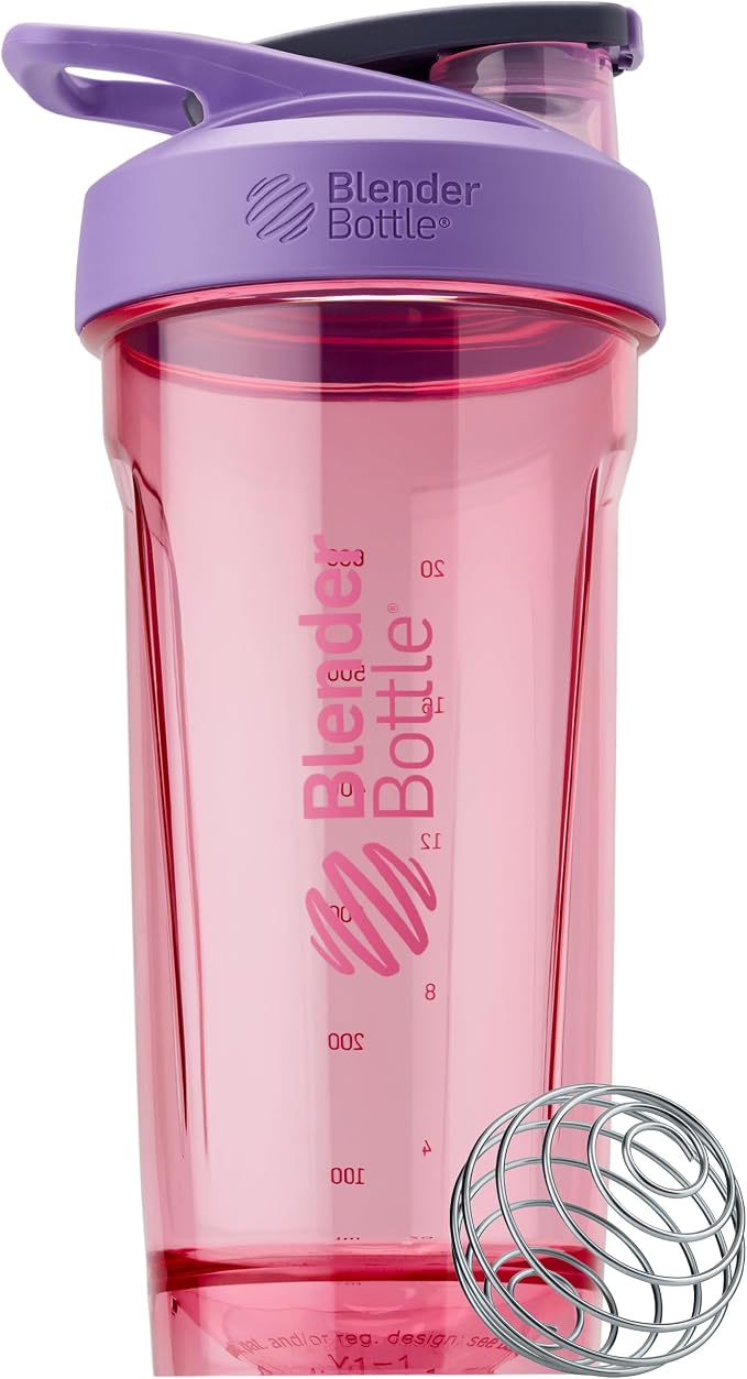 BlenderBottle Sport Flip Tritan Shaker Bottle 28 oz Purple