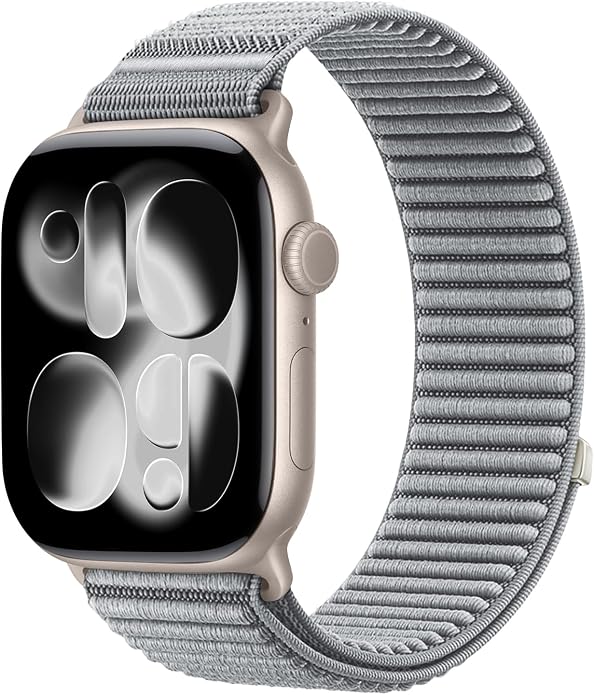 Nylon Loop Sport Band Compatible with Apple Watch Ultra 3 2 Band 49mm 46mm 45mm 44mm 42mm 41mm 40mm 38mm Women Men, Stretchy Strap Elastic Fabric Wristband for iWatch Series 11 10 SE 9 8 7 6 5 4 3 2 1