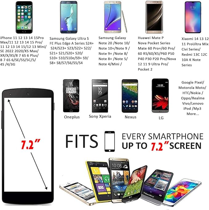 Phone Holder for Running Armband Cell Phone Holder for iPhone 17 16 15 14 13 12 11 Pro Max Xs Xr X Plus Air Mini Galaxy S26 Ultra Note,Arm Bag Fit Women Men Kids on Workout Gym Exercise Sport