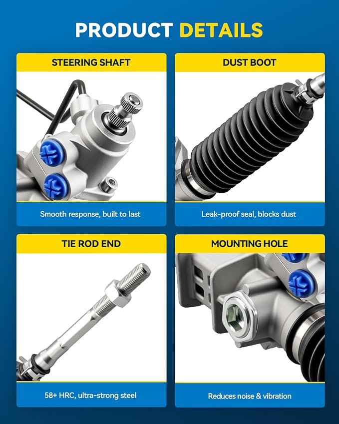 PHILTOP Power Steering Rack and Pinion for 02-06 XL-7, 99-05 Grand Vitara | No.268000, 4858065D51, 4883065D00, 4858054J50