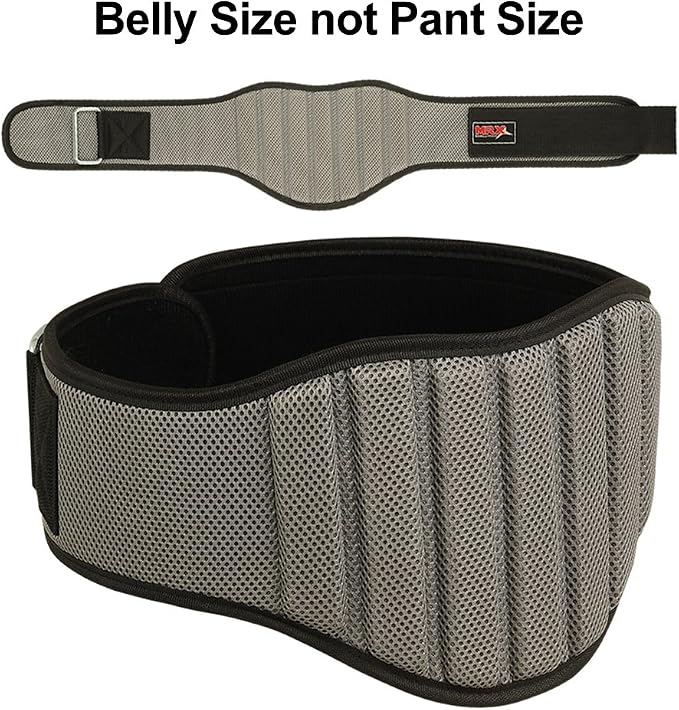 MRX Weight Lifting Belts for Men Fitness Training Gym Back Support Powerlifting Belt 8" Wide Workout Belts for Deadlift, Squat, Weightlifting, Strength Training