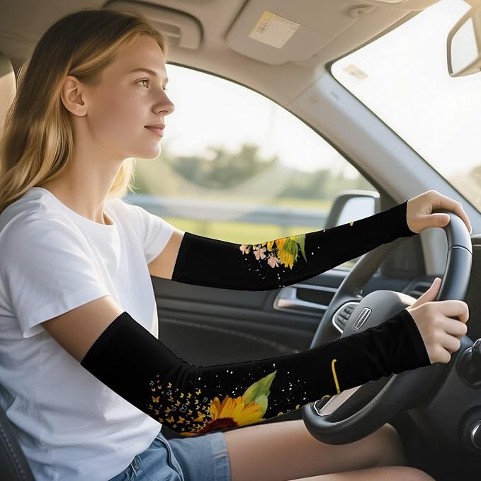 Marble Sports Compression Arm Sleeves for Men & Women - Youth Arm Sleeve Baseball Volleyball Sleeves & Basketball Sleeve
