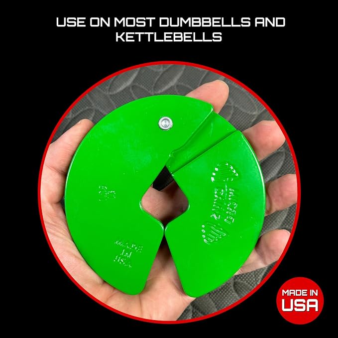 Micro Gainz 1.25LB Dumbbell Fractional Weight Plates, 2-Piece