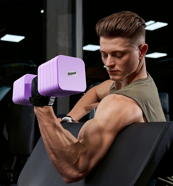 Adjustable Dumbbell Set for Women Men 7.5LB/10LB/15LB/20LB/25LB Each | Dumbbells Set of 2, Free Weight Set at Home Gym, Hand Weights with Locking/Metal Handle for Exercise Muscle Toning Rehab