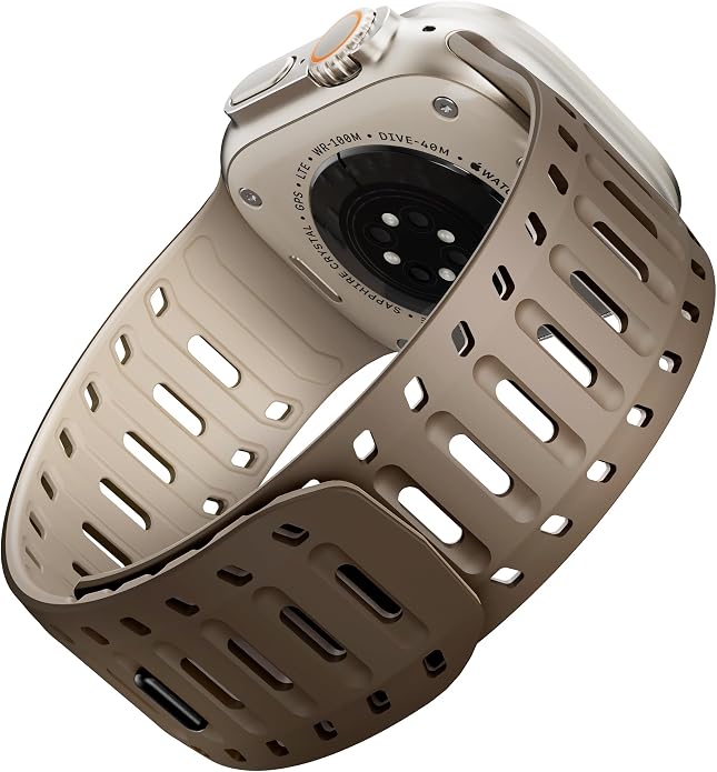 X-it Magnetic Watch Band for Apple Watch Ultra 49mm, 46mm/45mm/44mm, Silicone Sport Strap with Strong Magnet for Men and Women, Compatible with Apple Watch Series 11/10/9/8/7/6/5/4/3/2/1 and SE