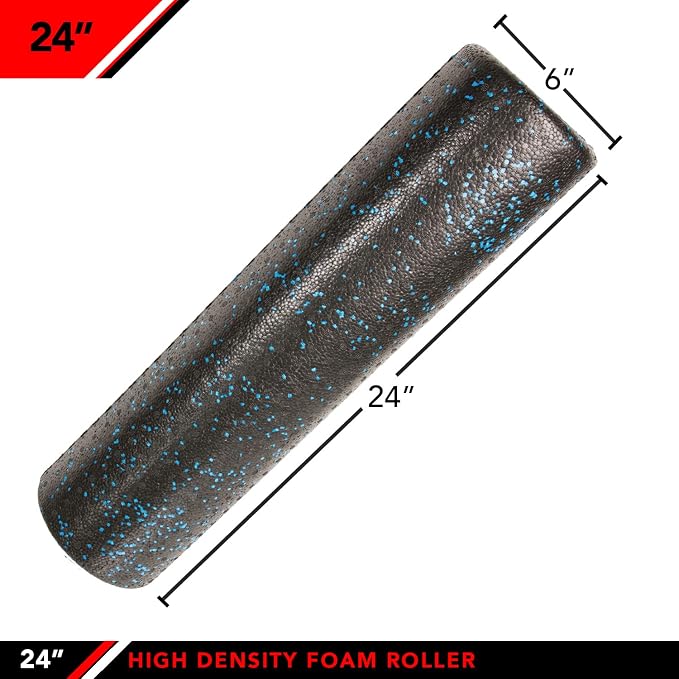 JFIT High Density Foam Roller – EPP Deep Tissue Massage Roller for Muscle Recovery, Myofascial Release & Stretching