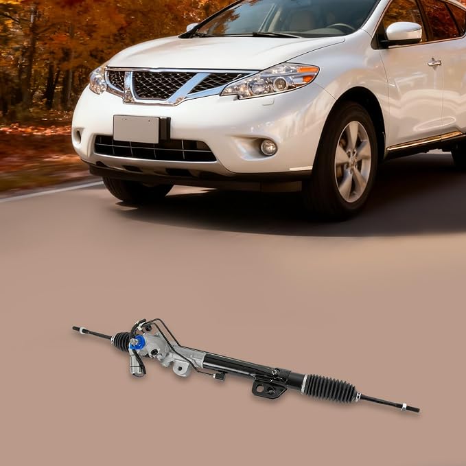 Power Steering Rack and Pinion | Complete Power Steering Rack and Pinion Assembly Fit For Nissan Murano 2009-2010 3.5L 4DR Power Steering Rack and Pinion