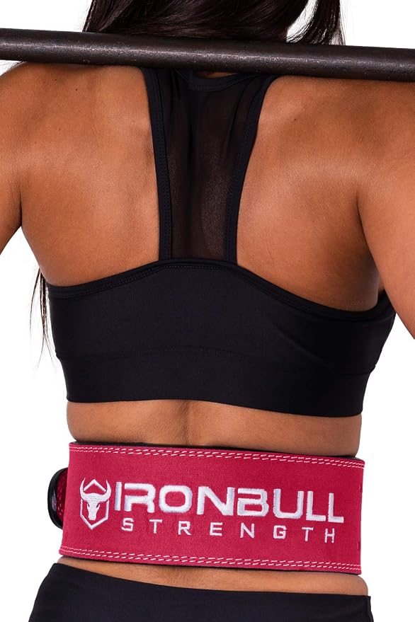 Powerlifting Belt - IPF Approved – Weight Lifting Belt 10mm - Prong Weightlifting Belt for Squats, Deadlift, and Bench Press – Lifting Belt Leather 4in for Men and Women – Back Brace for Gym, Workout, Strength Training, Strongmen & Power Lift