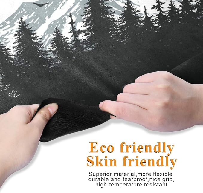 Qilmy Fantasy Mandala Pattern Yoga Mat, Non-Slip Texture Pro Yoga Mat Eco Friendly Exercise & Workout Mat for Yoga, Pilates and Floor Exercises