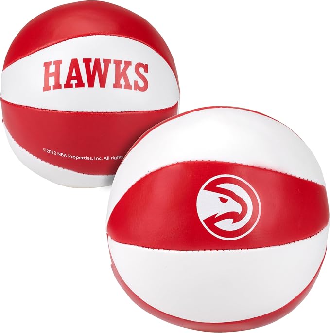Franklin Sports NBA Toy Basketballs - 2 Pack of Kids Soft Mini Basketballs for Over The Door + Indoor Hoops - NBA Fan Shop