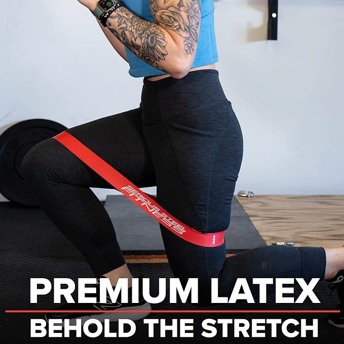 Serious Steel Fitness Mini Resistance Loop Bands | Rehab and Prehab Stretch Bands | 12" Exercise Workout Bands (Sets of 5 Pack and Sets of 10 Pack Trainer Options Available!)