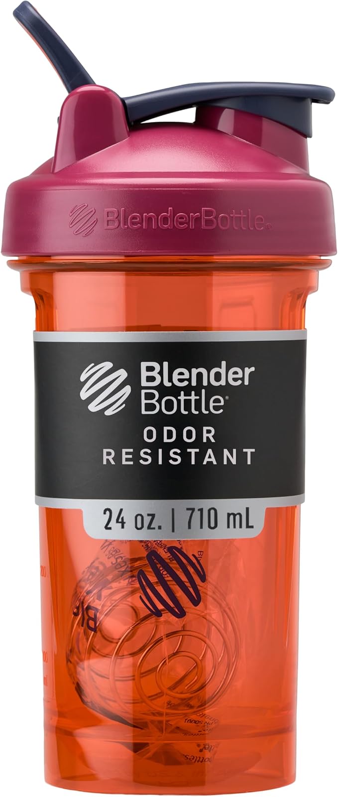 BlenderBottle ProSeries Tritan Shaker Bottle 24 oz Coral