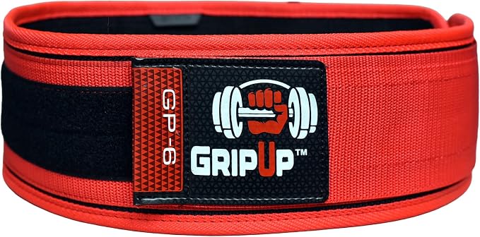 Self-Locking Weight lifting Belt AUTO LOCK 4 Inch Gym Belt Adjustable Buckle For Fitness Powerlifting Bodybuilding Weightlifting Deadlift Olympic Cross Training Back Support Men & Women