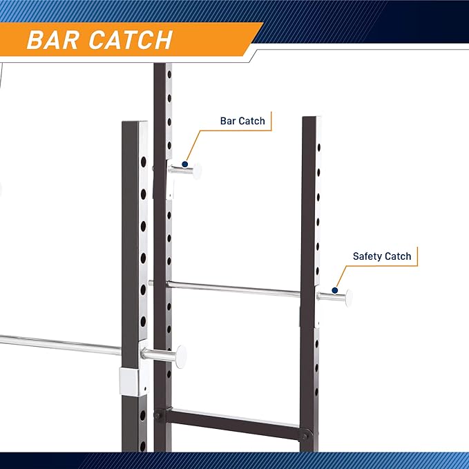 Marcy Strength Training Home Gym Cage with Pulley System for Weightlifting, Bodybuilding, Full Body Workout Equipment for Home Exercise