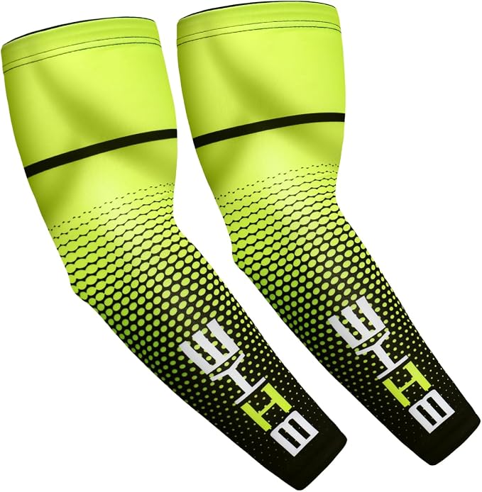 beister Arm Sleeves for Men & Women, UV Protection Cooling Cover and Cyling | Lightweight stretch; sweat-wicking comfort; cycling, volleyball, baseball, driving and gardening; washable tattoo coverage