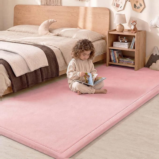 1.3" Thick Baby Play Mat for Floor,28x72 Bedside Rugs, Non-Slip | Ultra Soft Playmat for Baby,Tummy Time Foam Mats,Cushioned for Infant,Kids and Toddler Crawling,Easy Care